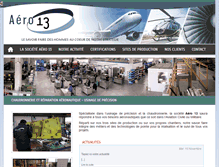 Tablet Screenshot of aero13.com